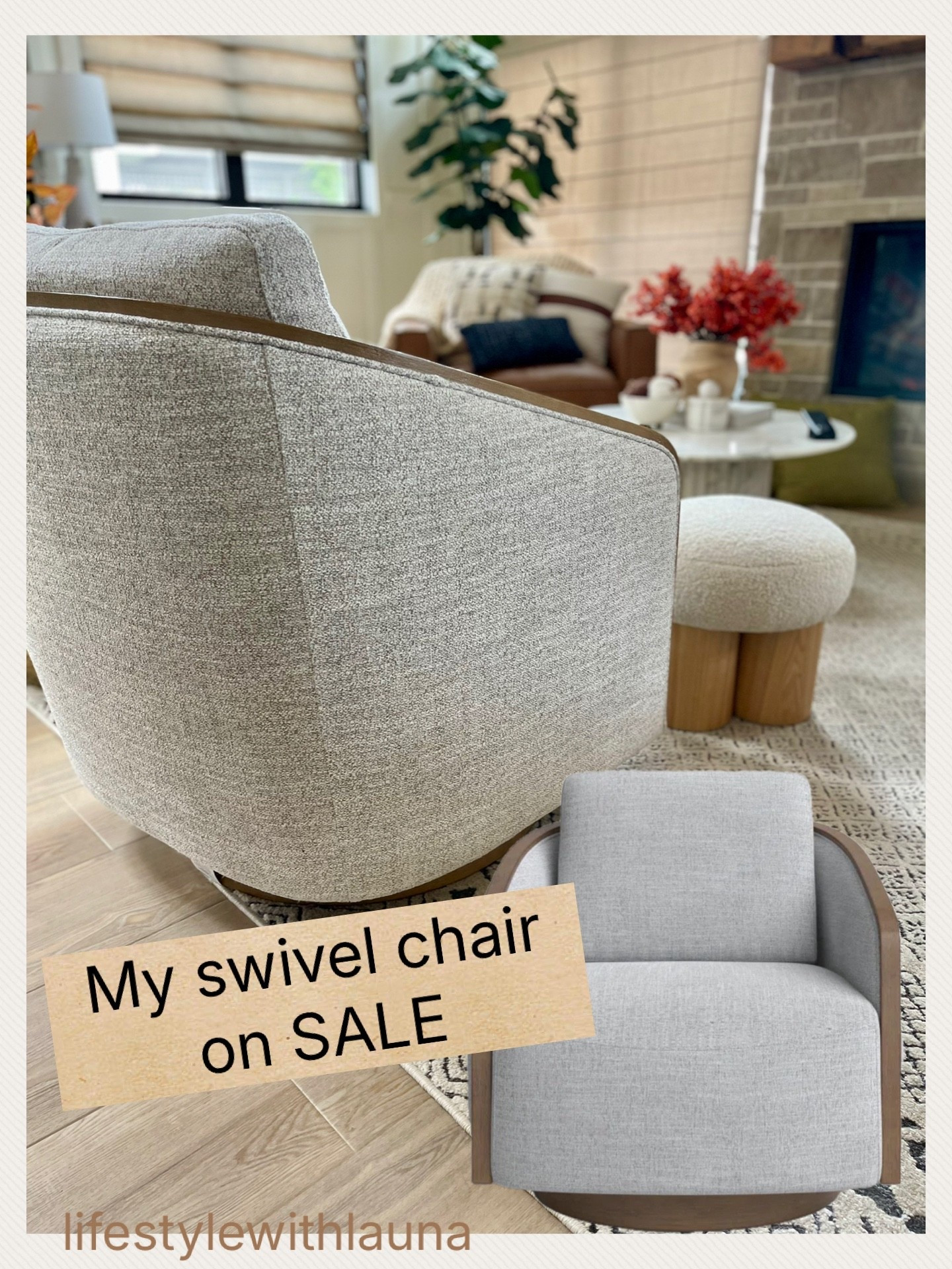 I love these comfy swivel chairs! The curved design & wood trim are so elegant! Perfect for bedrooms too!



#LTKSaleAlert #LTKHome