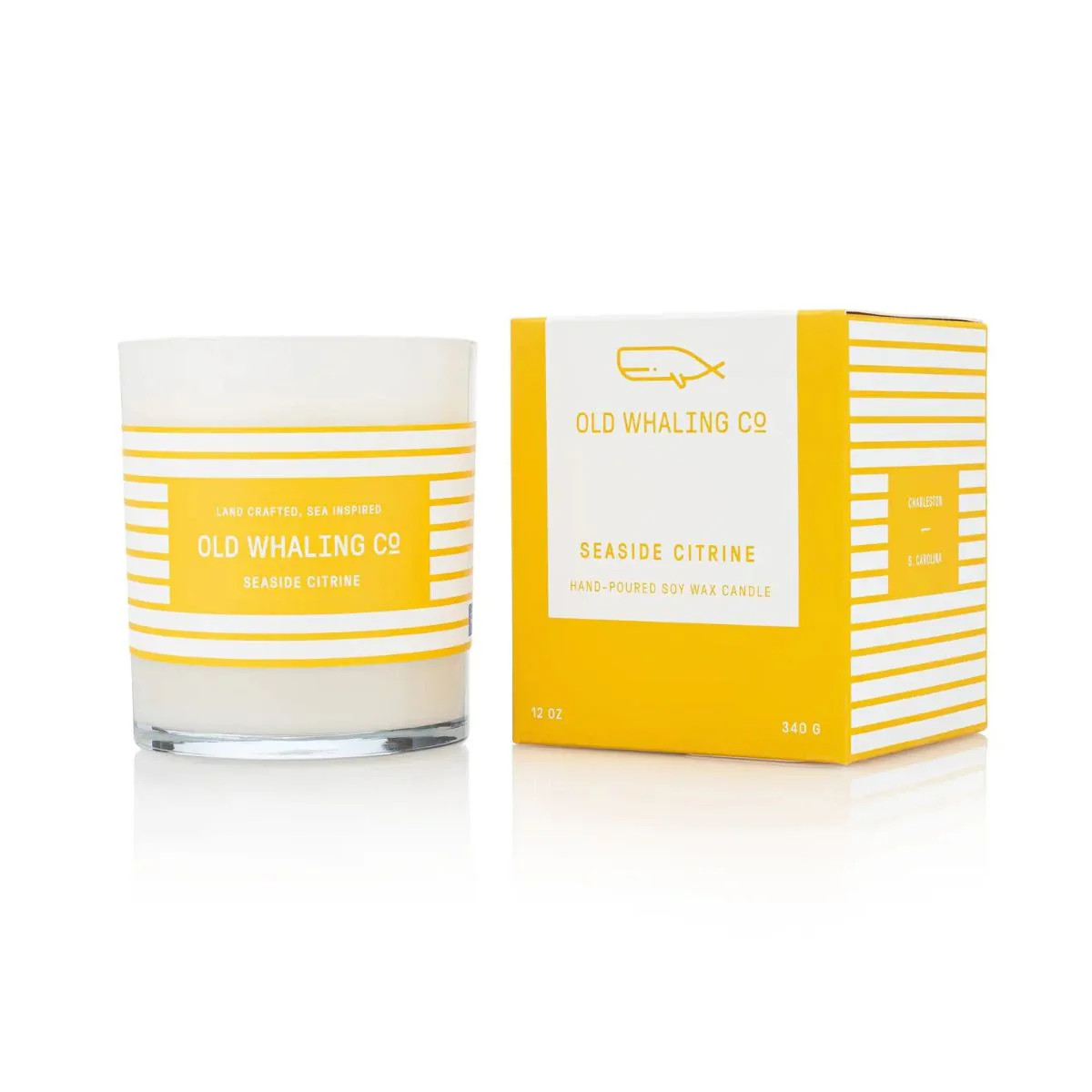 Seaside Citrine Candle | The New England Trading Company