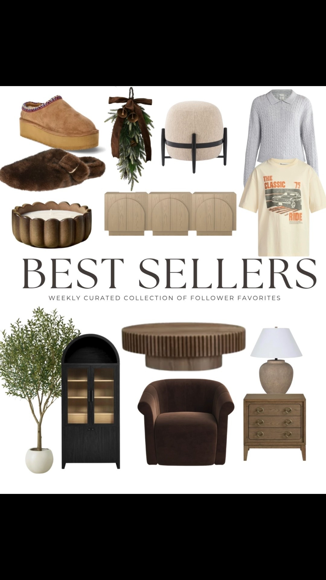 Weekly best sellers ✨ A few of your most-loved finds this week from cozy neutrals, easy styling, and all the everyday favorites you keep coming back to.

#weeklybestsellers
#ltkfinds
#neutralstyle
#homeandstyle
#bestsellerfavorites

#LTKHome #LTKStyleTip