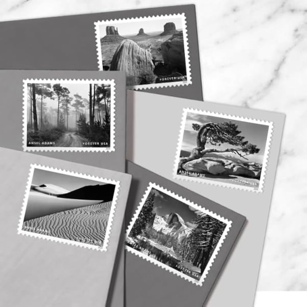 United States Postal Service Sheet of 16 Postage Stamps for Ansel Adams | Amazon (US)