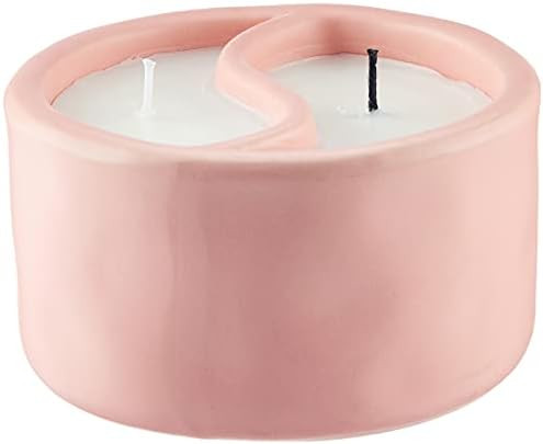 Paddywax Yin & Yang Artisan Hand-Poured Scented Candle, 11-Ounce, Dusty Pink - Cactus Flower | Wa... | Amazon (US)