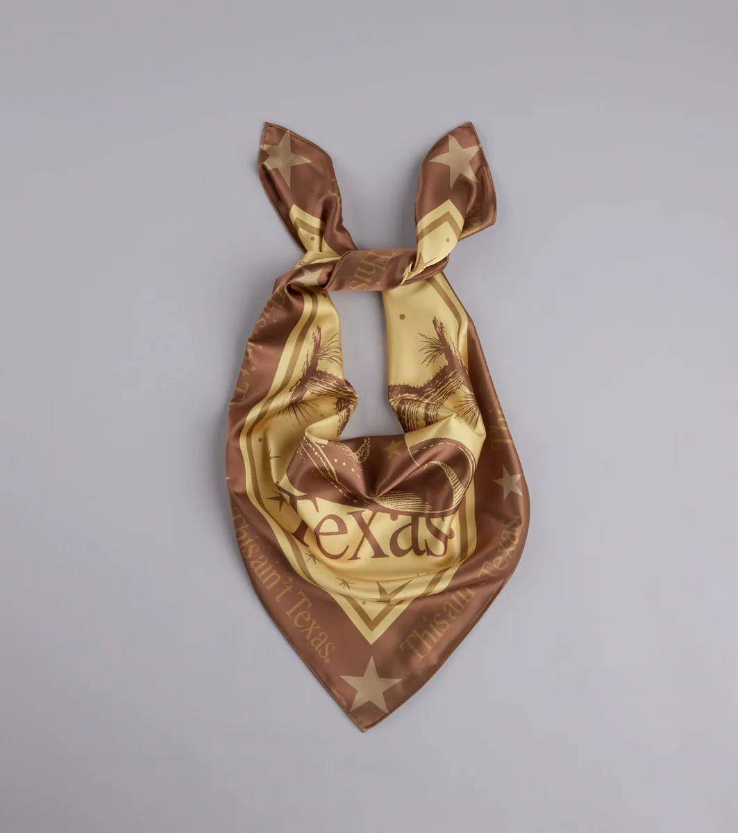 This Ain't Texas Satin Scarf | Windsor Stores