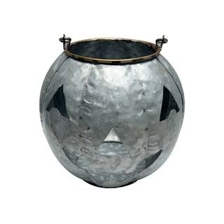 8" Halloween Jack-O-Lantern Galvanized Metal Container by Ashland® | Michaels Stores