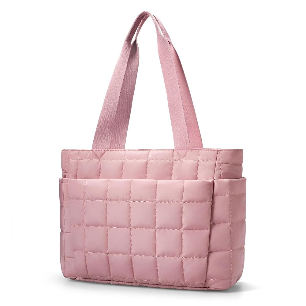 befen Laptop Tote Bag for Women Work, Travel Tote Bags Nurse Puffer Quilted Handbags, Lightweight... | Amazon (US)
