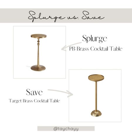 Splurge vs Save Brass Cocktail Table

#LTKFind #LTKGiftGuide #LTKhome