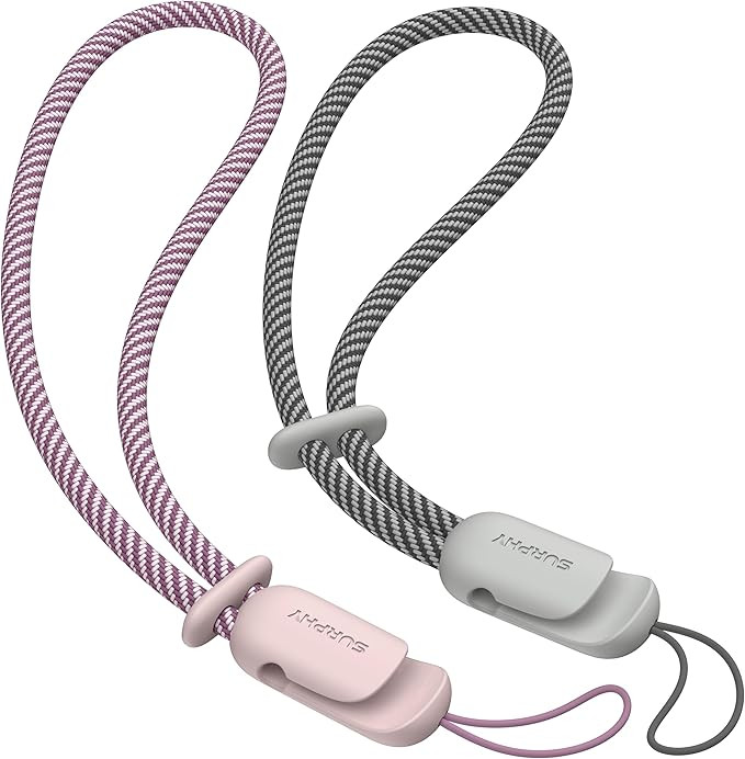 SURPHY 2 Pack Phone Lanyard, Phone Wrist Strap for Case, Camera Wrist Strap | Ultra-Light 2-Color... | Amazon (US)