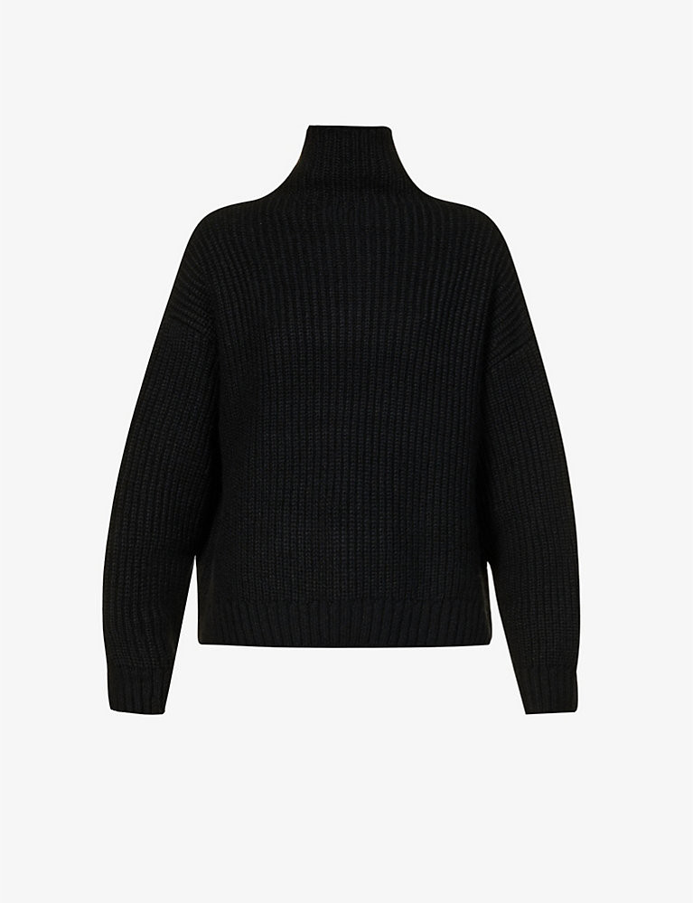 ANINE BING Sydney high-neck knitted jumper | Selfridges
