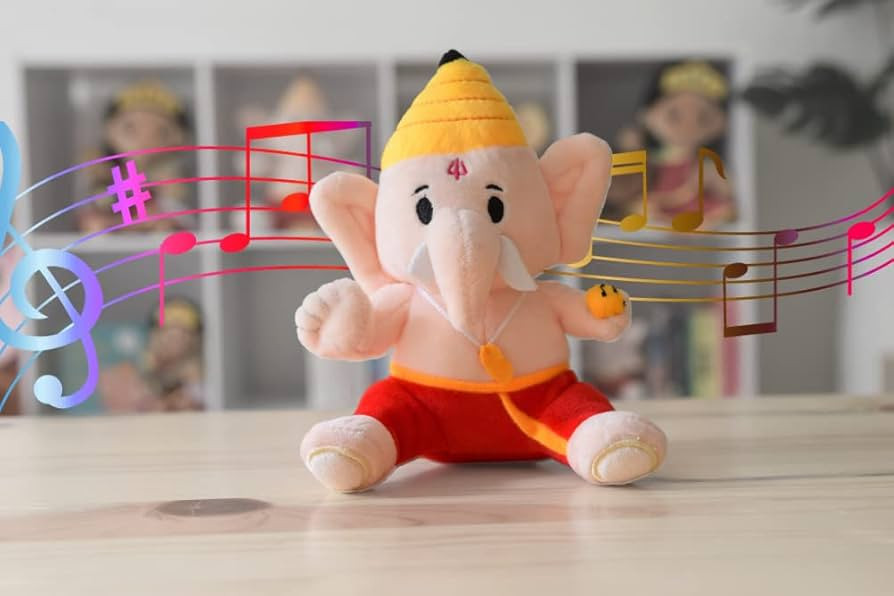 MODI TOYS Baby Ganesh (Small - 7 inch) Mantra Singing Plush Toy | Ideal for Newborns, Infants, To... | Amazon (US)