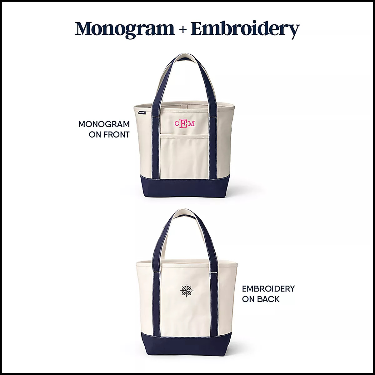 Medium 5 Pocket Open Top Canvas Tote Bag | Lands' End (US)