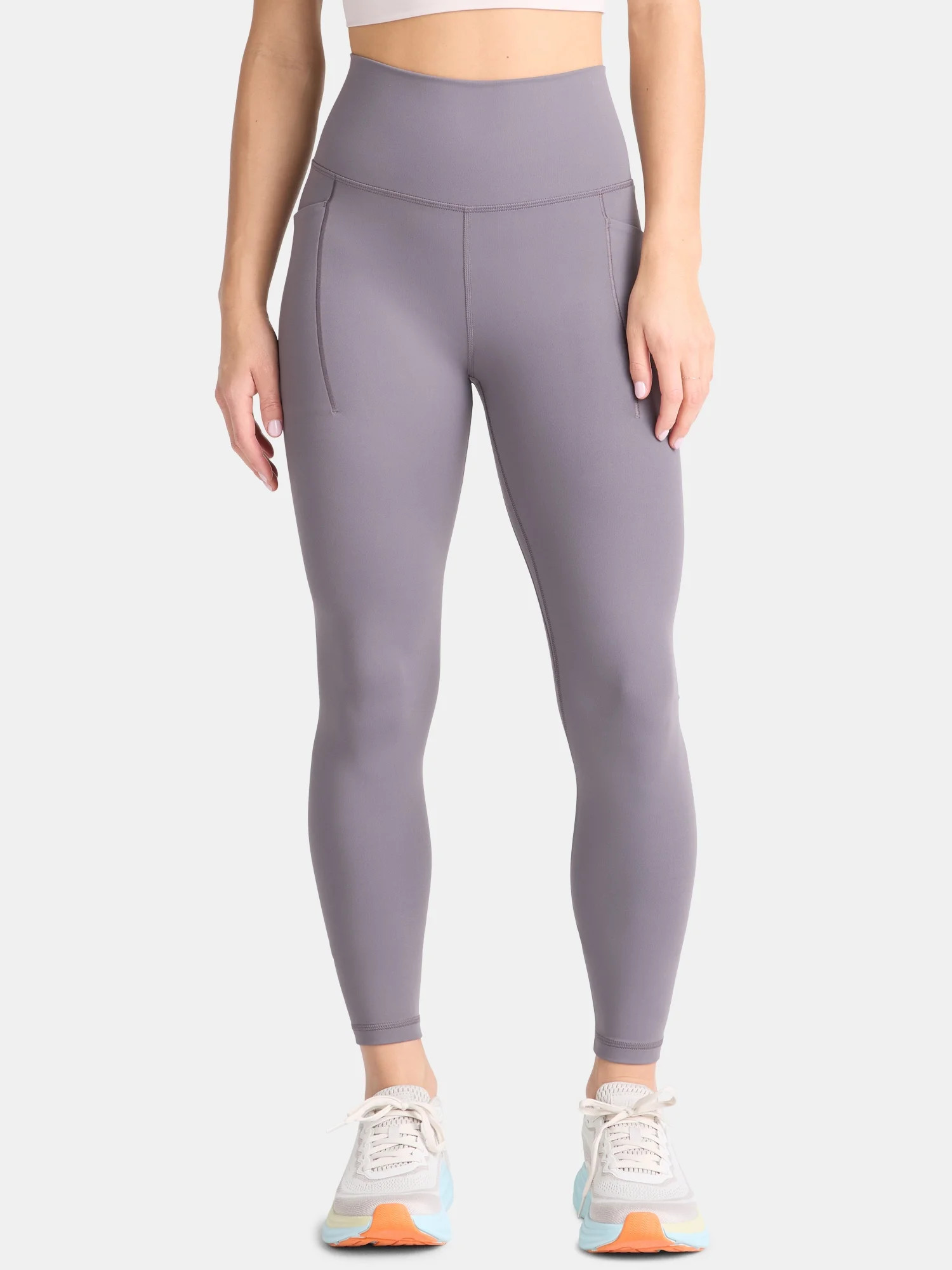 Avia Women's and Women's Plus SoftSculpt High Rise Full Length Leggings with Pockets, Sizes XS-4X | Walmart (US)