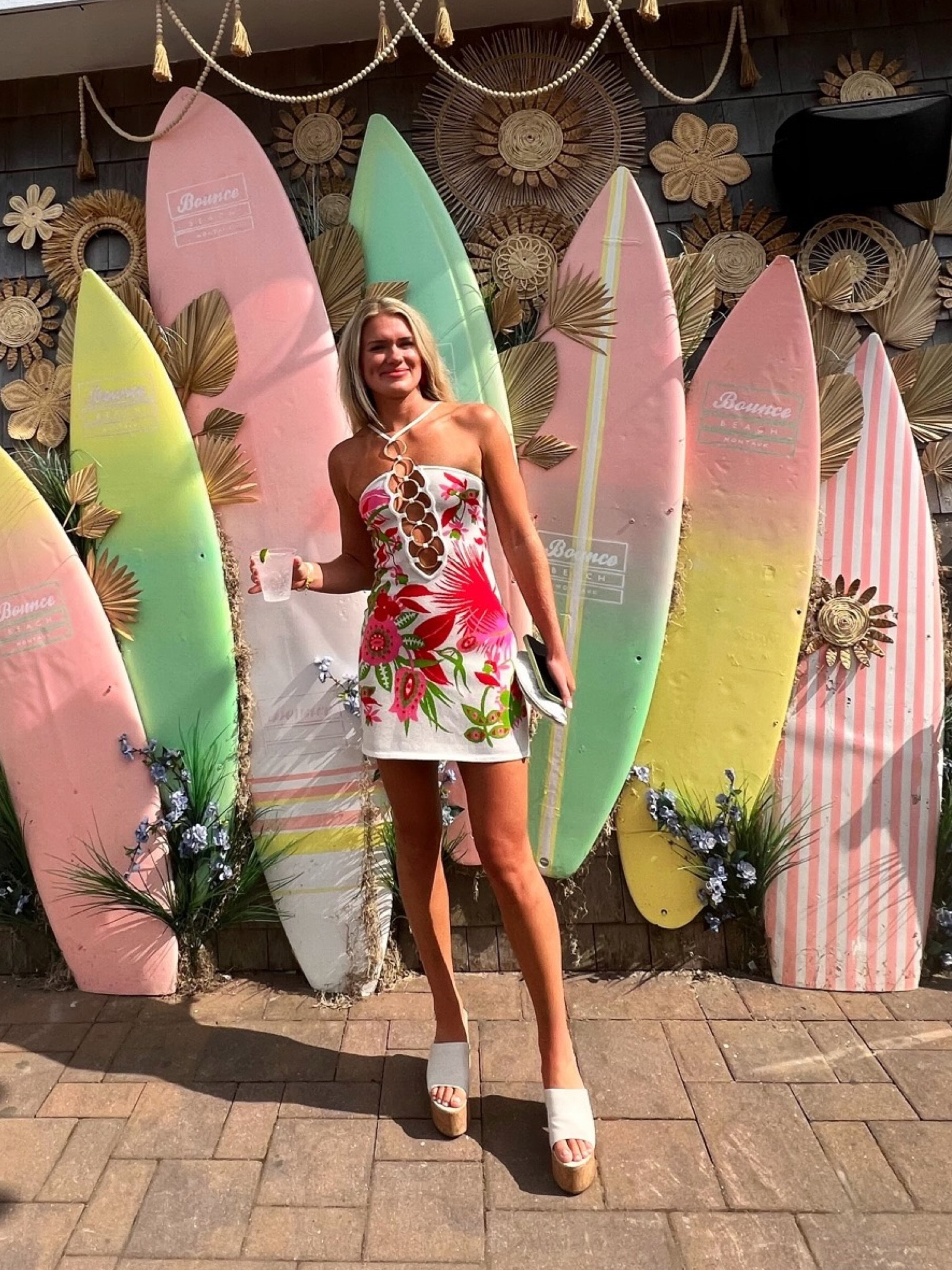 Fun minidress, cult Gaia dress, schutz heels, Anthropologie clutch, resort wear, vacation dress, white dress, floral dress, european summer dress

#LTKshoecrush #LTKswim #LTKeurope