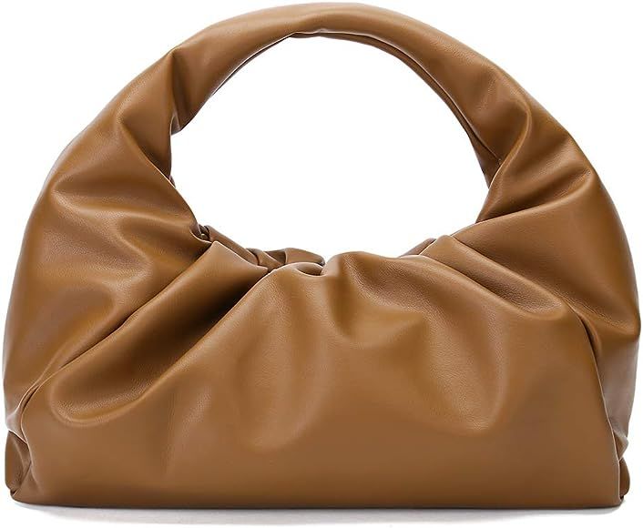 Cloud Hobo Handbags for Women Dumpling Shoulder Bags with Ruched Design | Amazon (US)