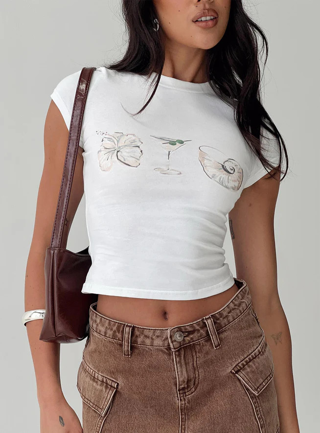 Odyssey Tee White | Princess Polly US