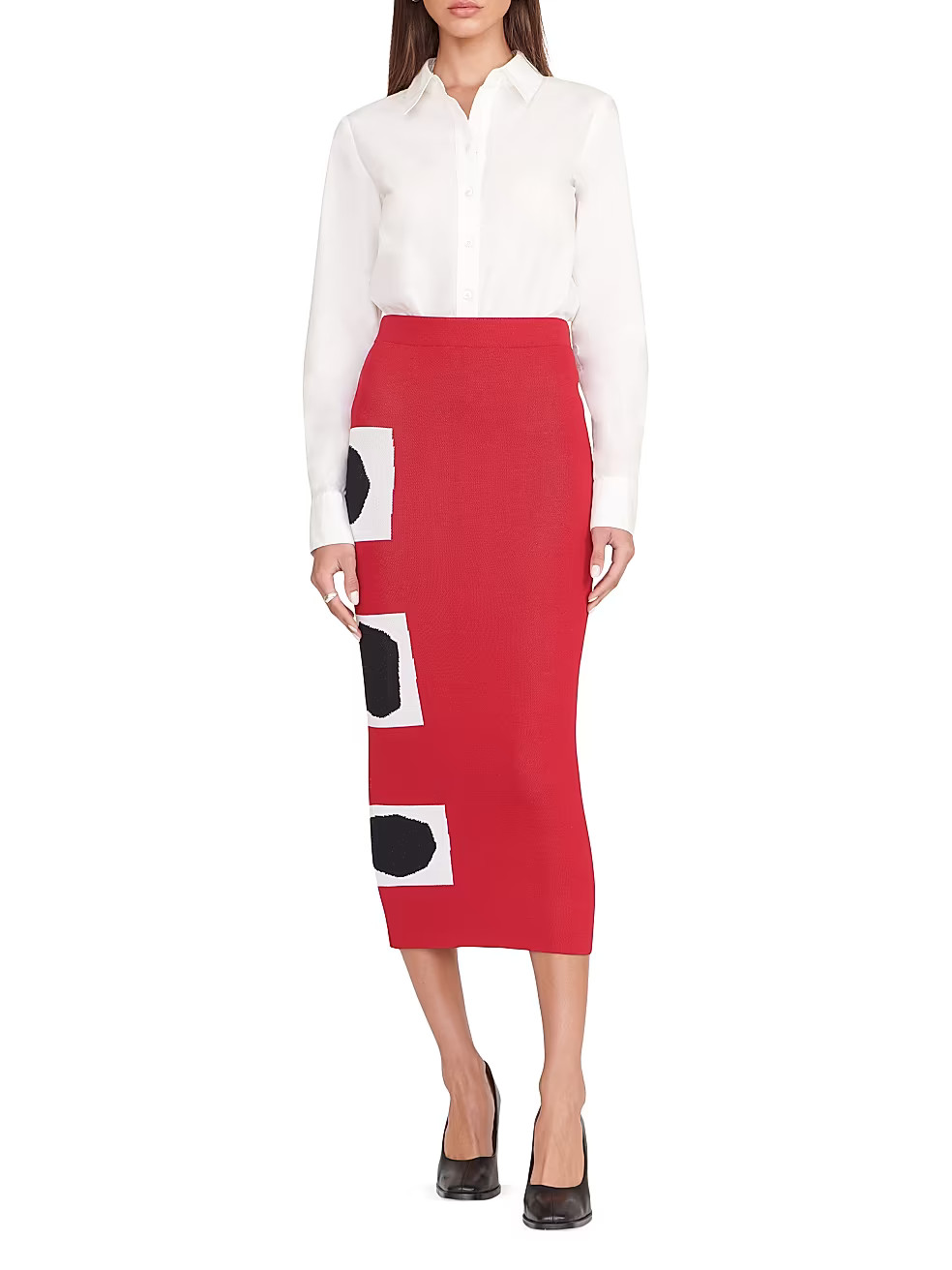 Twiggy Cotton Button-Front Bodysuit | Saks Fifth Avenue