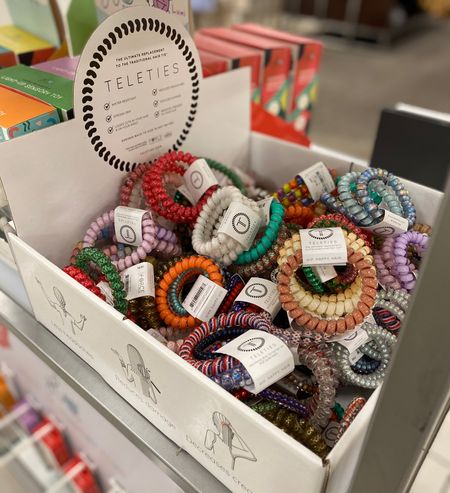 Spotted at Kohl’s! I love these Teleties for their fun seasonal colors & easy to wear styling. Perfect summer accessories as bracelets & ready for quick ponytails, buns, & braids - heatproof, waterproof hair accessories👌#LTKFind

#LTKSeasonal #LTKstyletip #LTKfitness