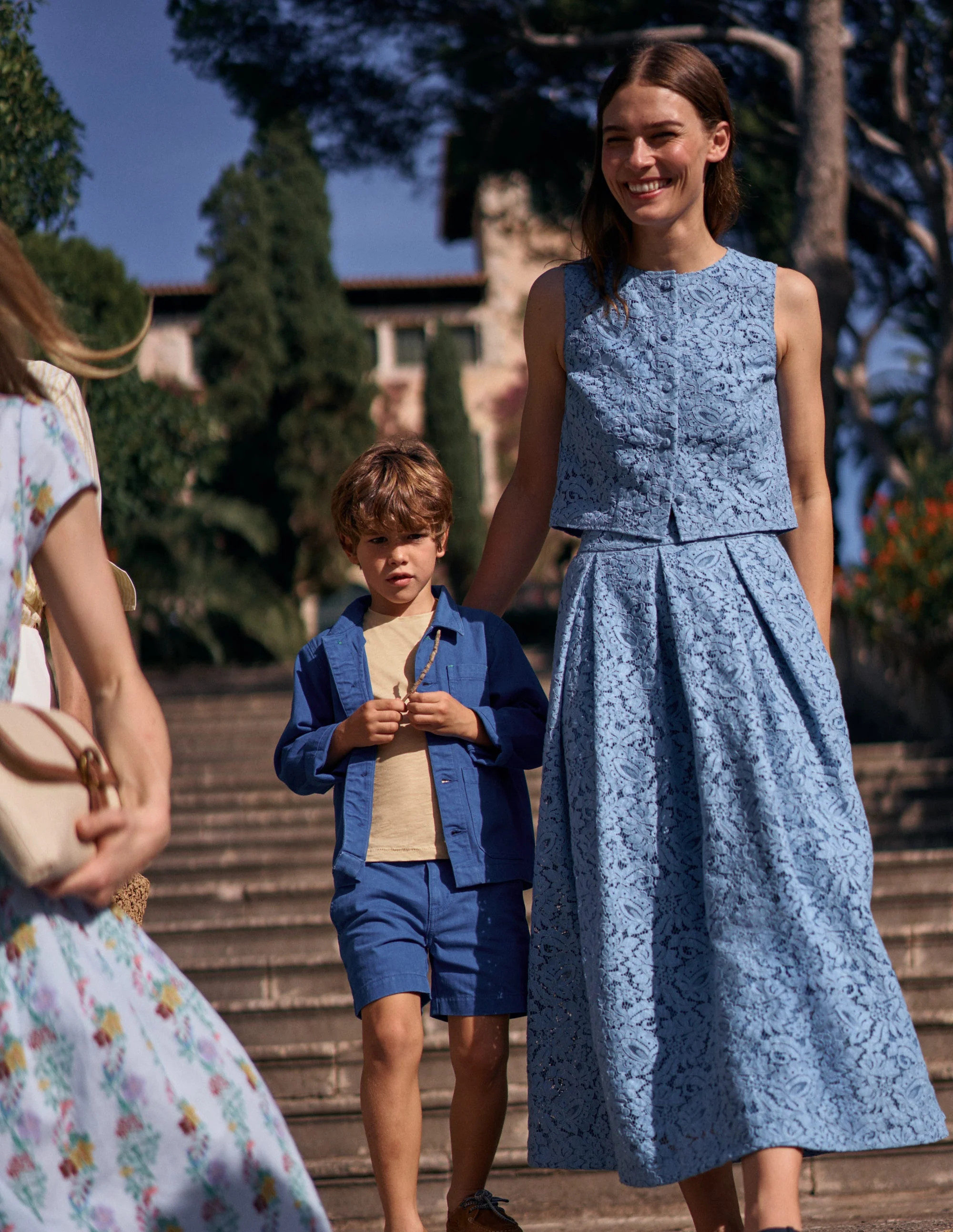 Verity Spitzenrock-Kobaltblau | Boden DE