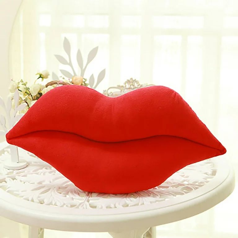 Apmemiss Clearance Red Pillows Lips Plush Toys Lips Big Lips throw pillows for Back, Stomach or S... | Walmart (US)