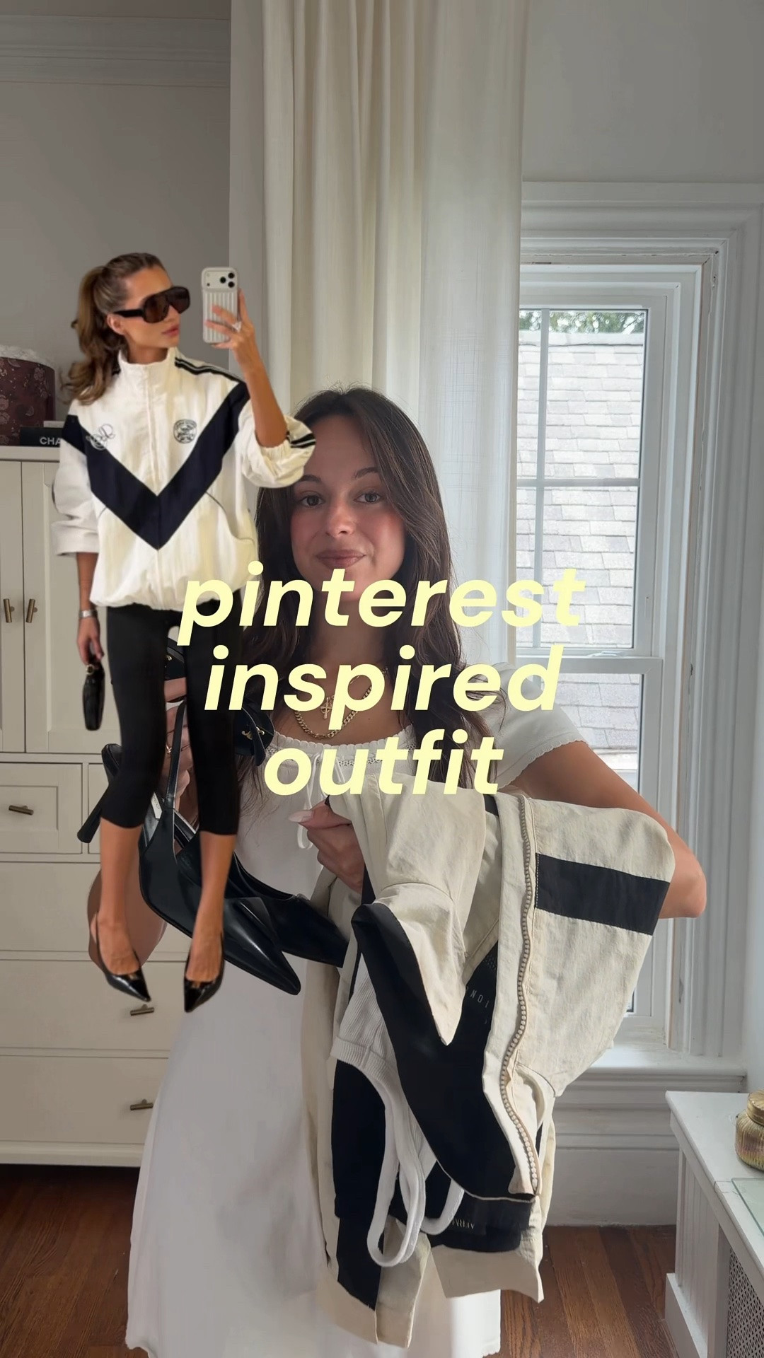 styling capris and mockneck jacket wearing XS in jacket and bottoms

#LTKootd