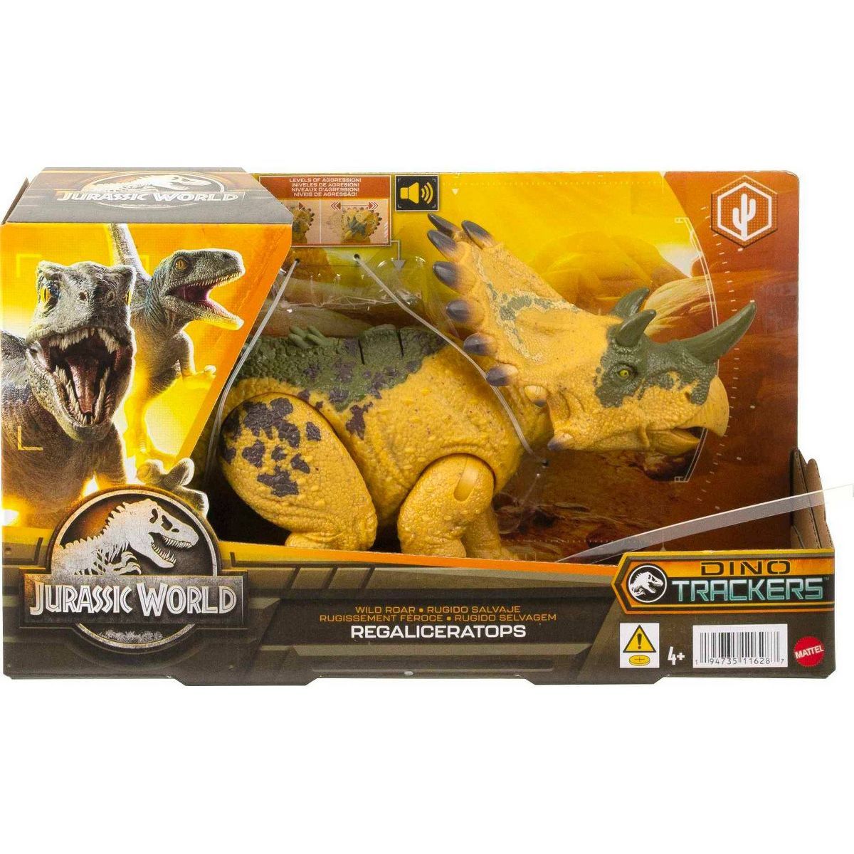Jurassic World Wild Roar Regaliceratops Action Figure | Target