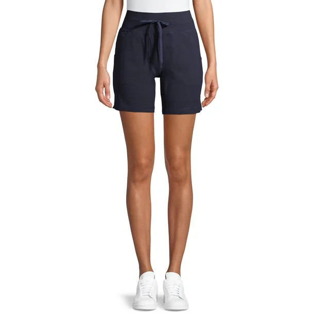 Athletic Works Women's Athleisure 7" Bermuda with Pockets and Side Vents | Walmart (US)