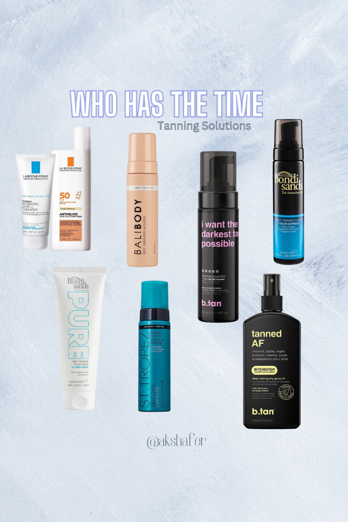 Amazon Prime Day Deals: 
Who Has the Time - Tanning Solutions 

#primedayXakshafer #amazonprimeday #primedaydeals #selftanning #tanning 

#LTKbeauty #LTKsalealert #LTKxPrimeDay