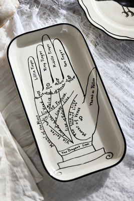 Palmistry Stoneware Serving Platter | Terrain