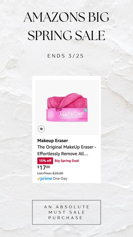 i swear by these!! The only way I remove my makeup and they are on sale right now for the #amazonbigspringsale 🫶🏼💕 Sale ends 3/25 so make sure to check out my amazon store front: www.amazon.com/shop/chelsiehill

#LTKbeauty #LTKfindsunder50 #LTKsalealert