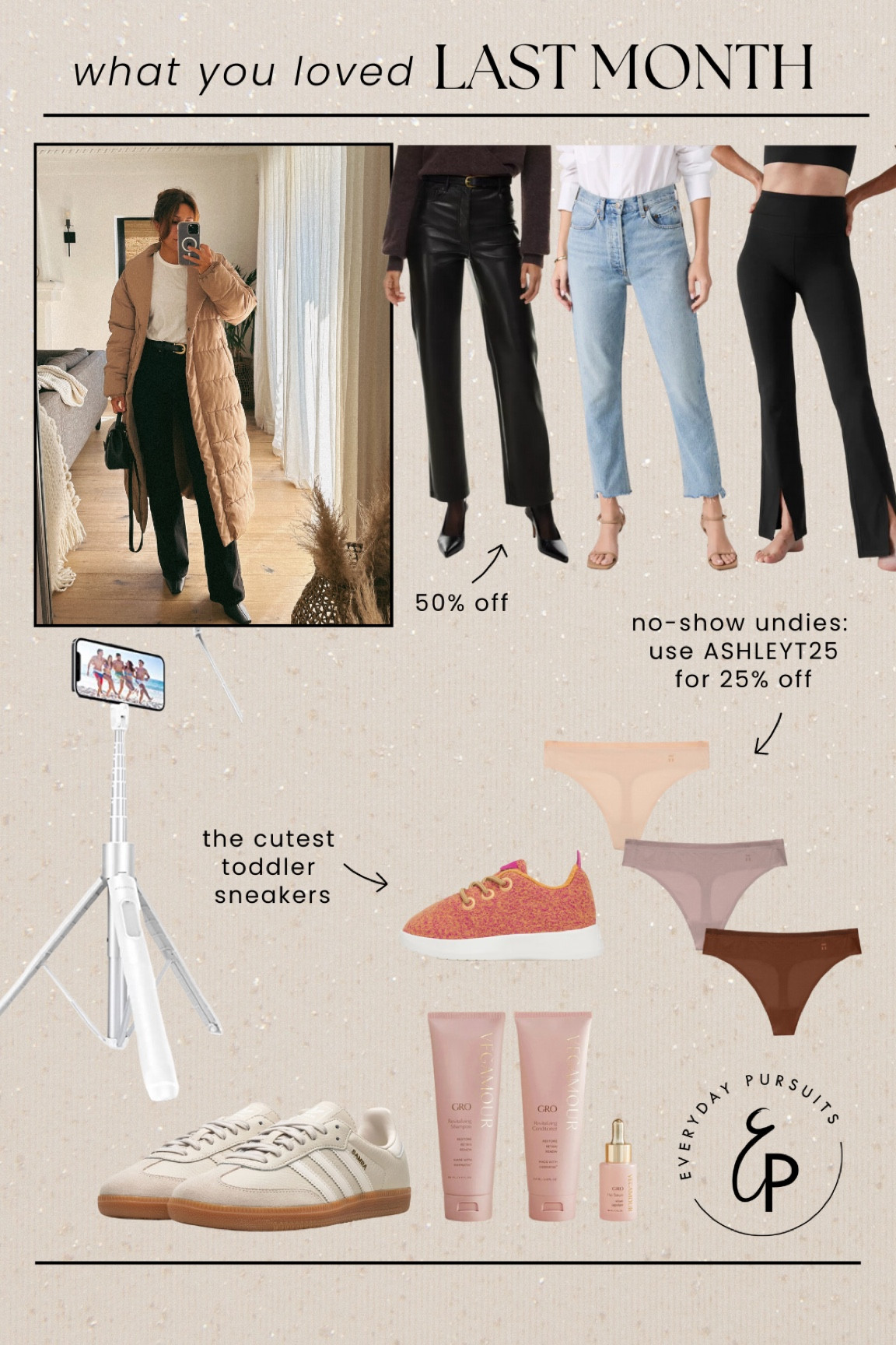 Last month’s best sellers: tommy john undies, aritzia leather pants, athleta split hem pants, splendid puffer and more! 

#LTKfindsunder100 #LTKkids #LTKstyletip