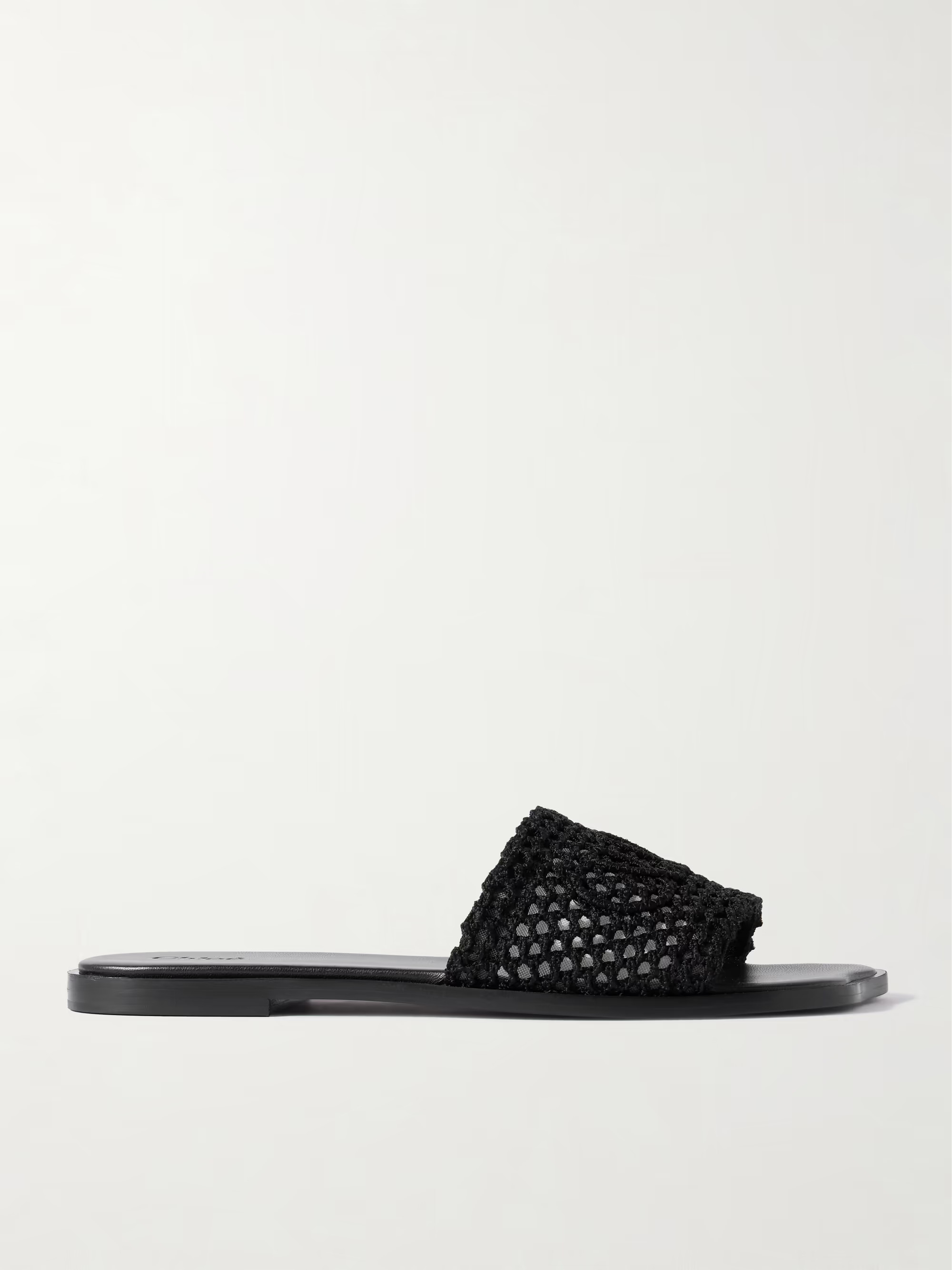 Flower crocheted slides | NET-A-PORTER APAC