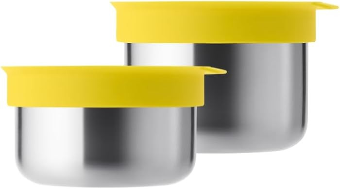 Stainless Steel Toddler Feeding Bowl with Flip-To-Suction Lid, Airtight & Microwave Safe with Ste... | Amazon (US)