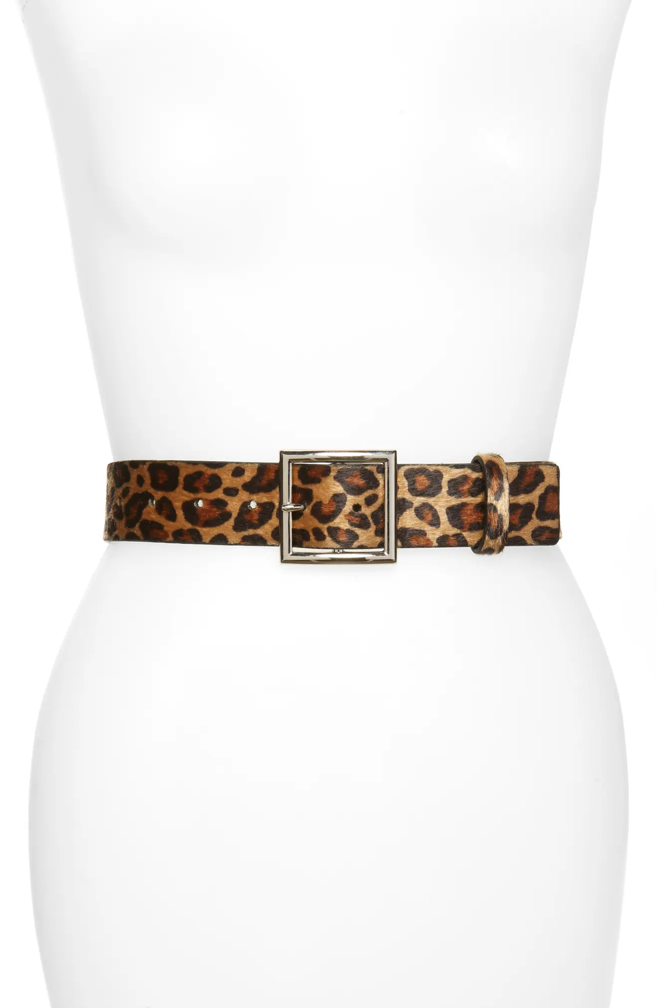 Animal Print Faux Fur Belt | Nordstrom