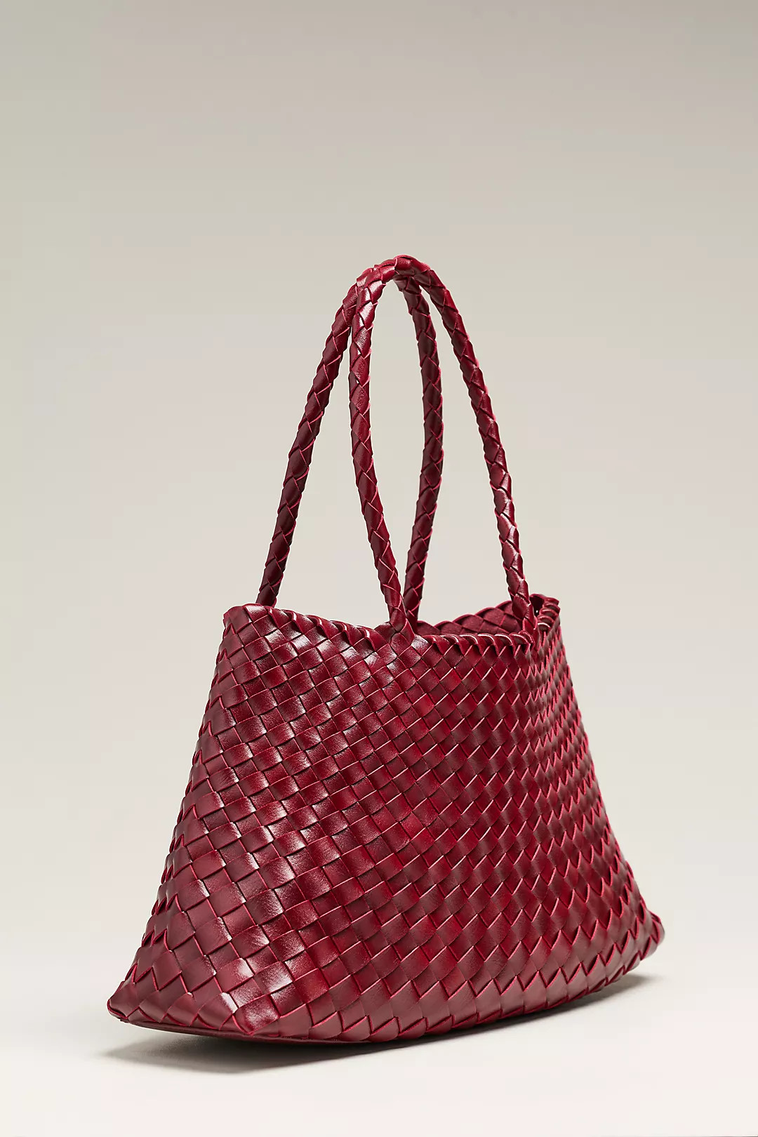 Calla Large Woven Satchel Bag | Anthropologie (US)