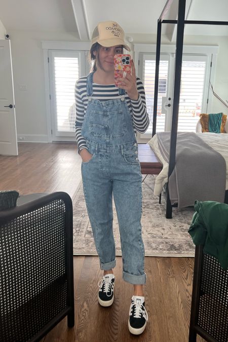 Overalls run big! Wearing my true free people size XS! Size down a half in shoes! Normally a 7/7.5 in shoes- these are 6.5! crop top is old but linking similar!

#LTKstyletip #LTKshoecrush #LTKtravel