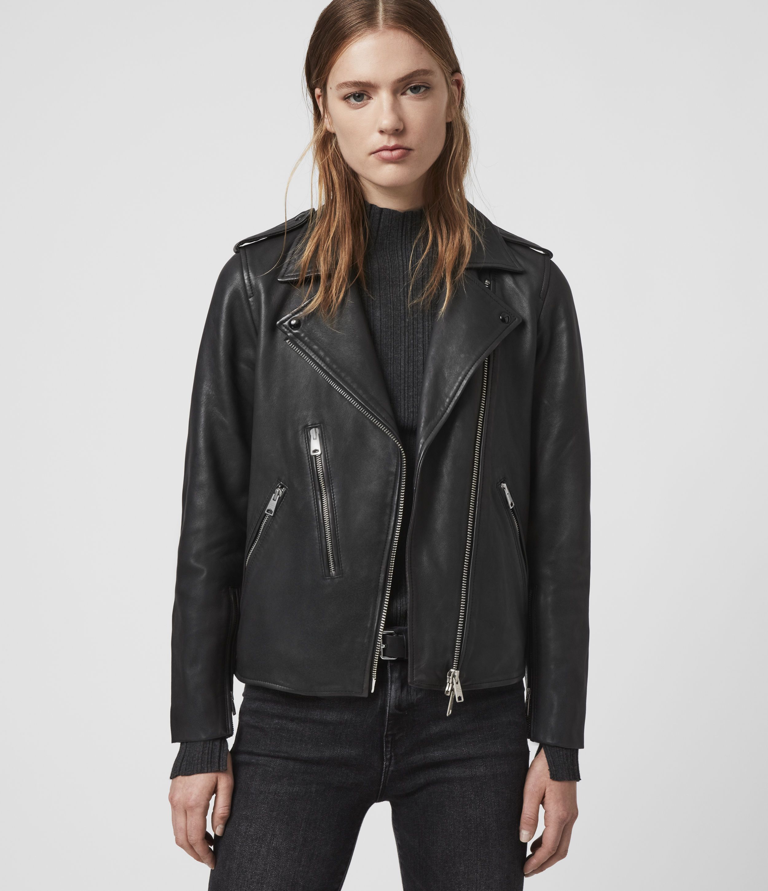 Elva Leather Biker Jacket | AllSaints US