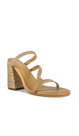 Kaanas Bali Naked Yute Heels in Gold from Revolve.com | Revolve Clothing (Global)