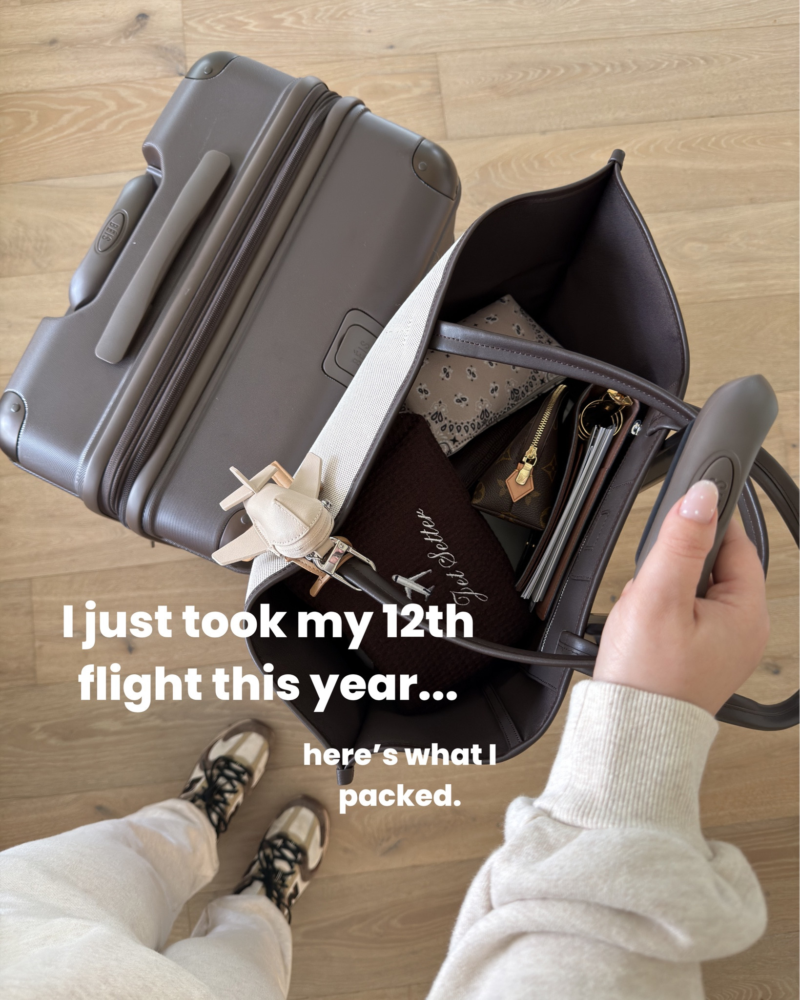 What I made sure to pack on a recent trip! 

Travel essentials, pack with me, plane essentials, luggage, luggage essentials, beis luggage, beis tote, Amazon finds, Amazon favorites 

#LTKTravel