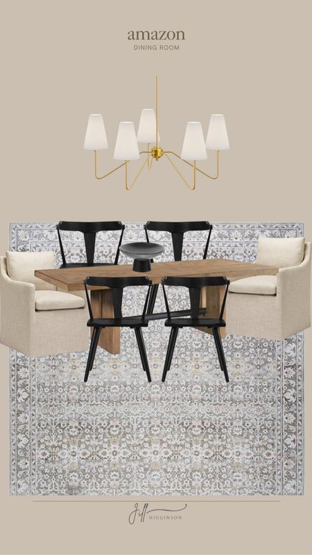 Amazon dining room! 

Chairs, rug, light fixture, lighting, home decor 

#LTKsalealert #LTKhome #LTKfindsunder100