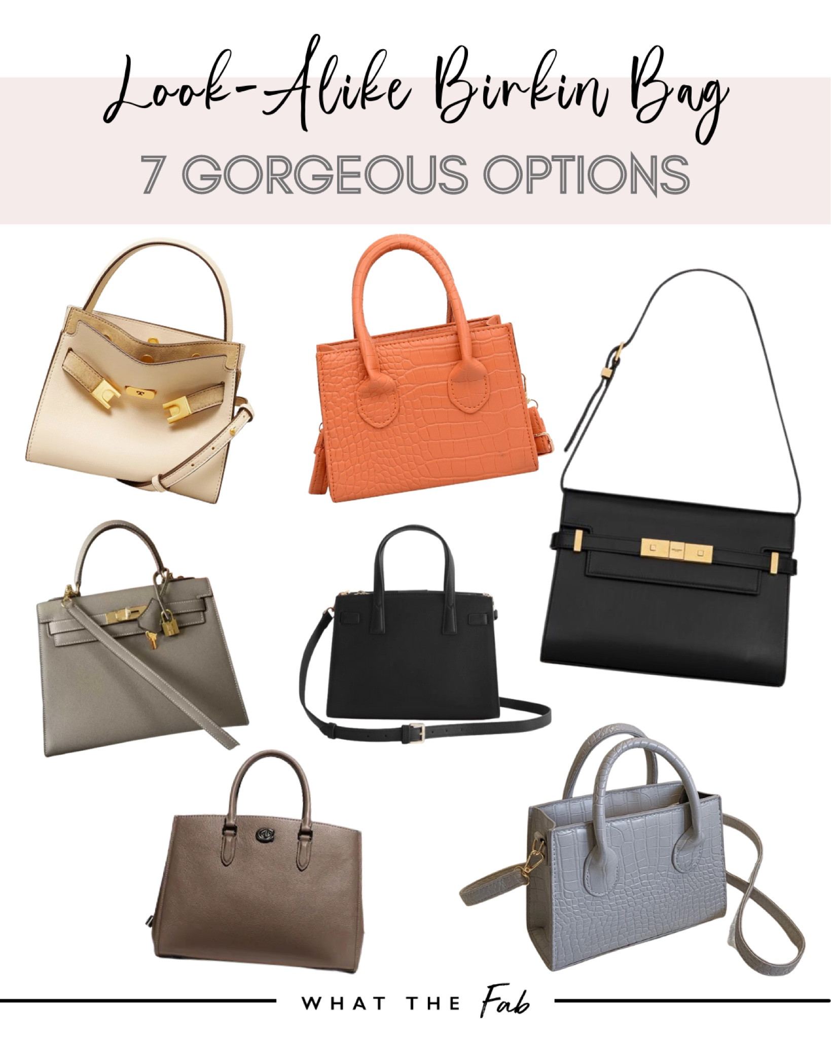 Look-alike Birkin Bag dupes

#LTKitbag #LTKFind #LTKunder100