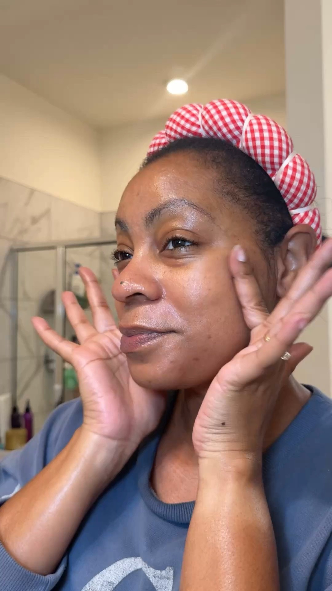 Morning skincare routine - mature acne prone skin