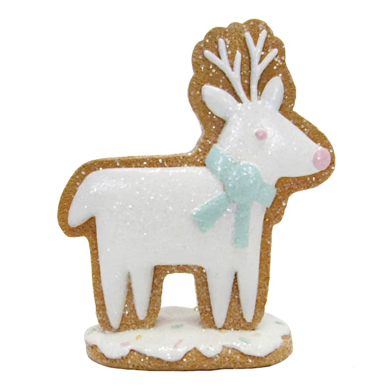 Mrs. Claus' Bakery Gingerbread Reindeer, 5" | At Home