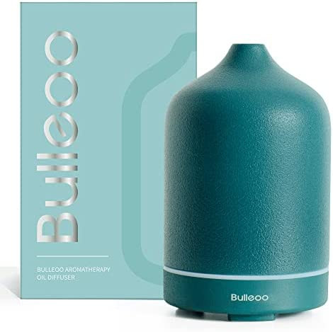 BULLEOO Essential Oil Diffuser,Nature Ceramic Diffuser,Stone Ultrasonic Essential Oil Diffuser fo... | Amazon (US)