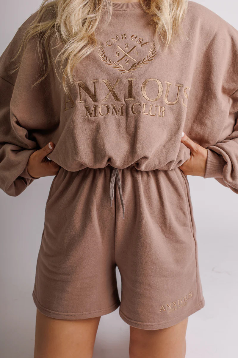 Anxious Mom Club Sweat Set - 2 Colors | Good Morning Baby