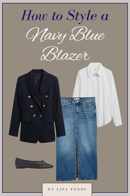 How to Wear a Navy Blue Blazer