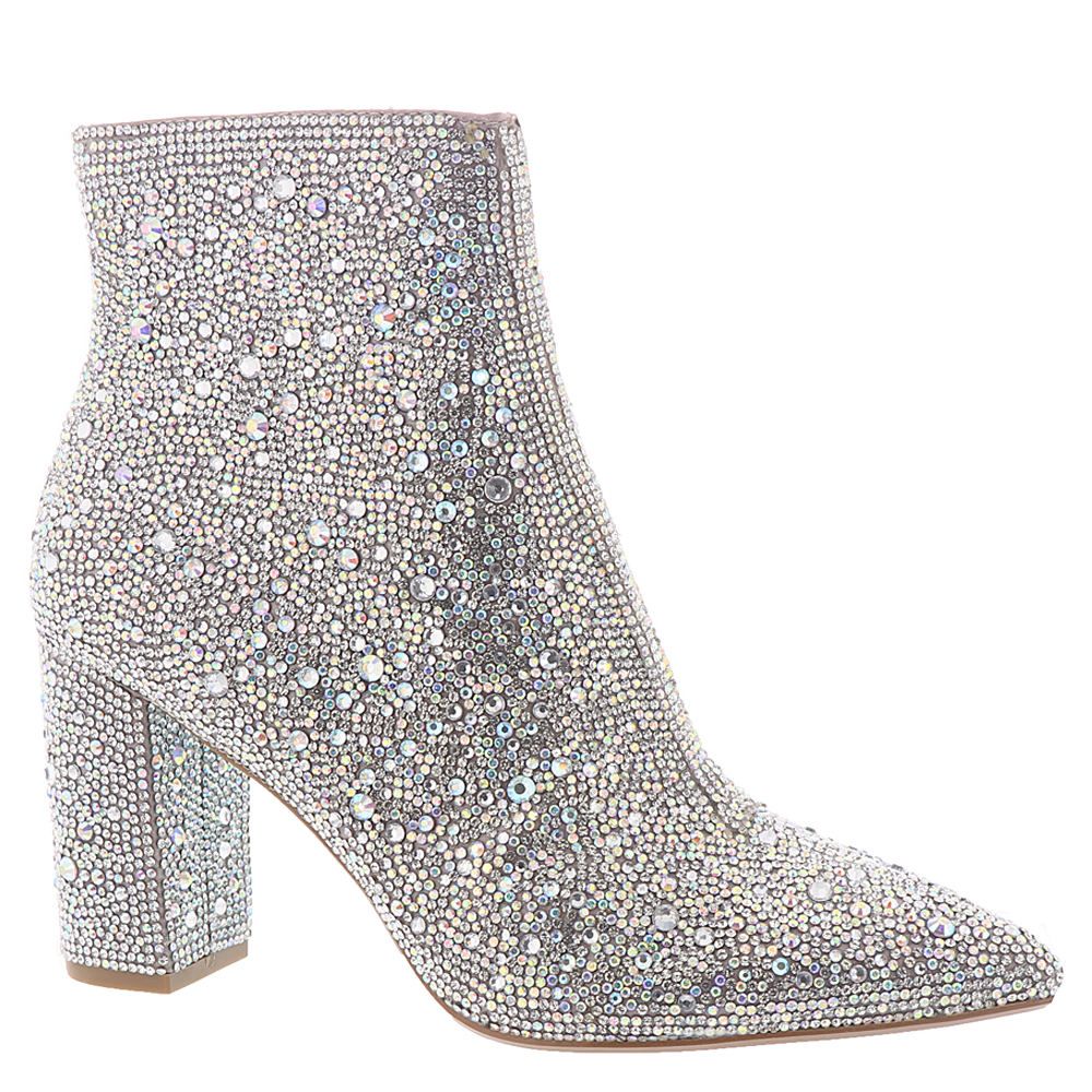 Blue by Betsey Johnson Cady Women's Silver Boot 6 M | Shoemall.com