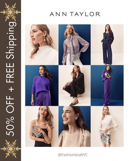 SALE at Ann Taylor
50% OFF!!! And an additional 15% OFF $200!! And FREE Shipping too!!
Hurry - Ends soon!!
Be HOLIDAY ready and SAVE!!  
🎉🛍  Just tap to SAVE!!! Leave a comment and share what you are shopping for this Holiday Season!!

Christmas Outfit - Fall Fashion - Football 🏈 Fall Outfit - WorkWear - Thanksgiving Outfit - Holiday Outfit - Boots - Fall Boots 👢 Christmas Party Outfit - Christmas Dress 👗 

Follow my shop @fashionistanyc on the @shop.LTK app to shop this post and get my exclusive app-only content!

#liketkit #LTKshoecrush #LTKSeasonal #LTKstyletip #LTKsalealert #LTKHoliday #LTKfindsunder50 #LTKsalealert #LTKshoecrush #LTKover40 #LTKGiftGuide
@shop.ltk
https://liketk.it/4p3jI