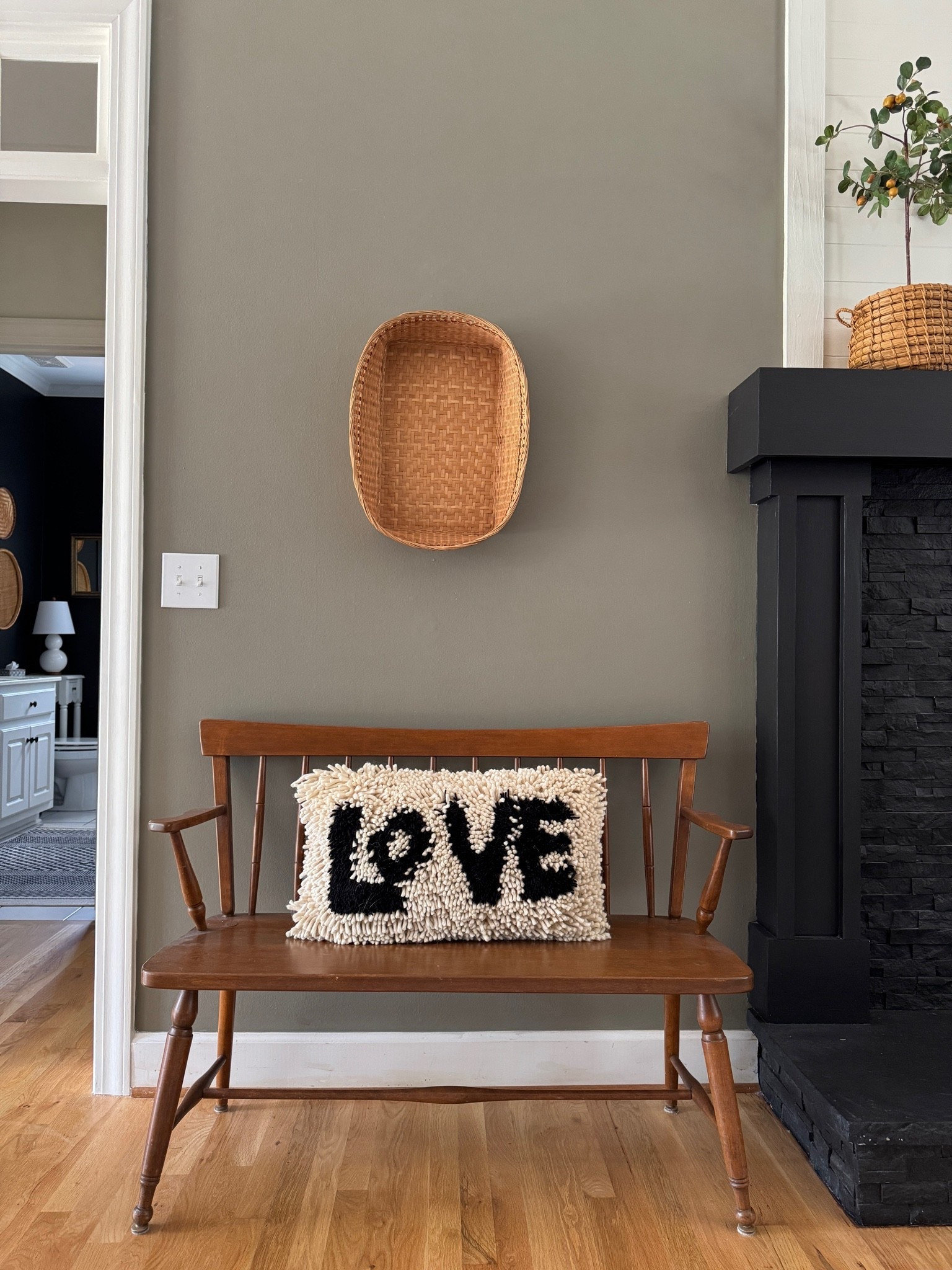 #ad Mixing old decor with new to add personality to our home! This graphic accent pillows from @Wayfair makes the statement. #wayfair #wayfairpartner

#LTKHome #LTKSaleAlert