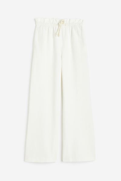 Wide-leg Linen-blend Pants | H&M (US + CA)