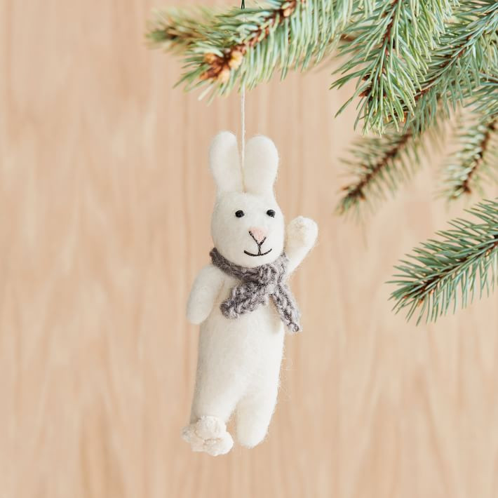 Felt Critter Ornament - Bunny | West Elm (US)