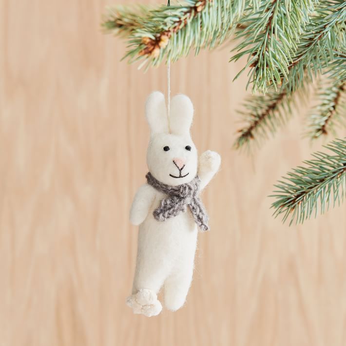 Felt Critter Ornament - Bunny | West Elm (US)