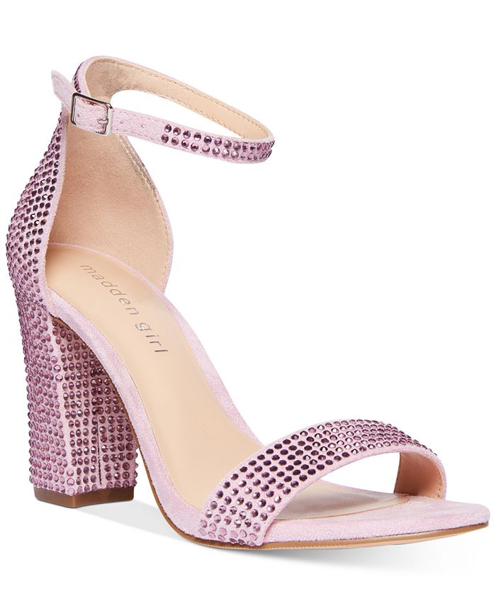 Madden Girl Bella Two-Piece Block Heel Sandals & Reviews - Sandals - Shoes - Macy's | Macys (US)